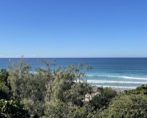 Sunrise Beach Noosa from view point