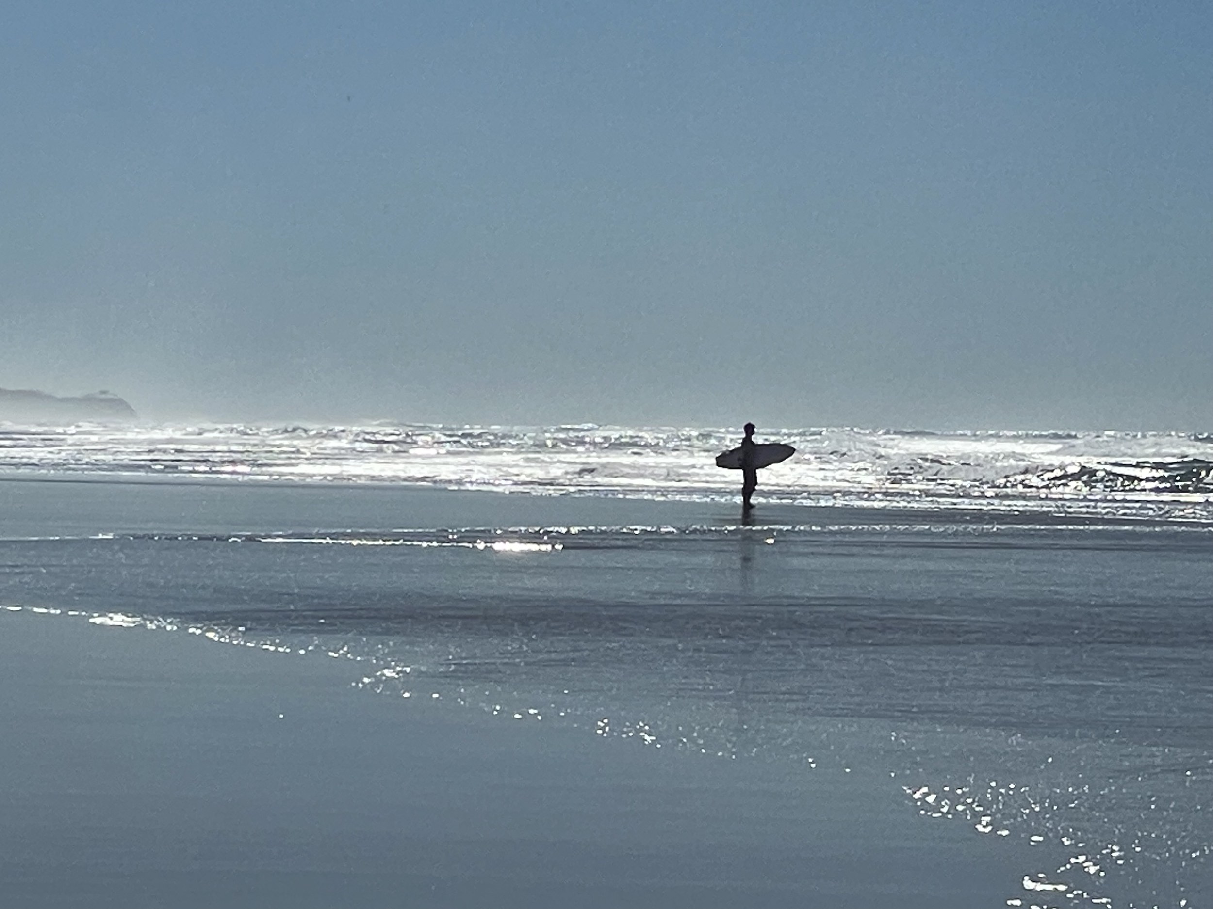 Silhouette of a Surfer Marcus Beach