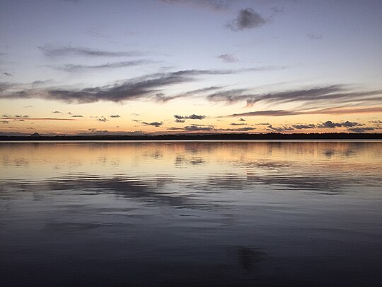 Lake Cooroibah at Sunset